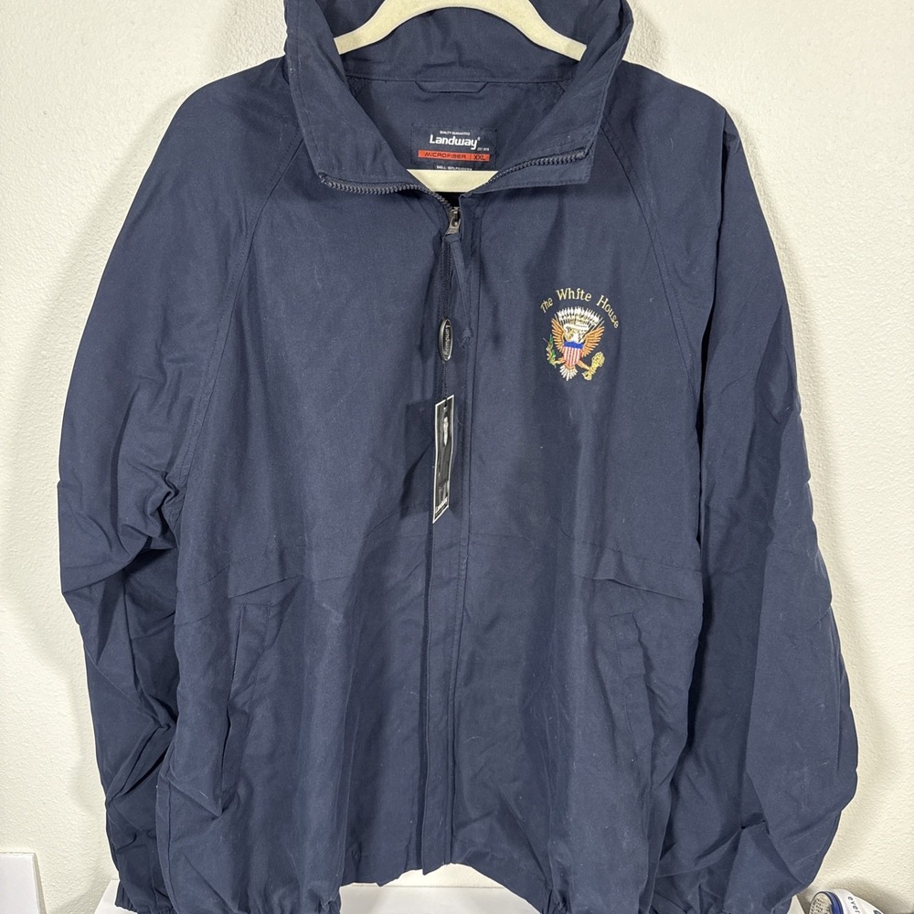 NWT Landway Microfiber Xxl White House Jacket Hooded F2‎